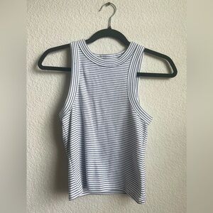 Old Navy Striped High Neck Tank top